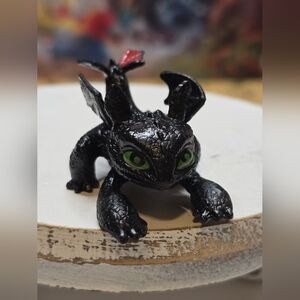 Toothless ~Dark Fury~ How To Train Your Dragon ~Small Figure Toy - READ